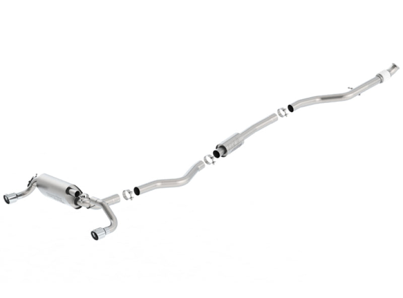 Borla 140580 13-16 BMW 335i / 435i Atak Cat back SS 3.0in, 2.25in 3.5in Tip Single Rolled