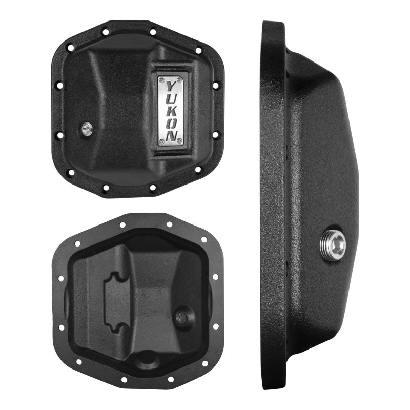 Yukon Gear & Axle YHCC-D44JL-FRONT Yukon Gear Hardcore Front Nodular Iron Cover for Jeep Wrangler JL Dana 44/210mm