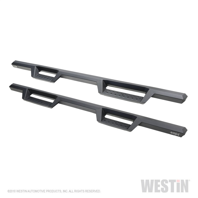Westin 56-14135 2019 Chevrolet Silverado / GMC Sierra 1500 Crew Cab Drop Nerf Step Bars - Textured Black