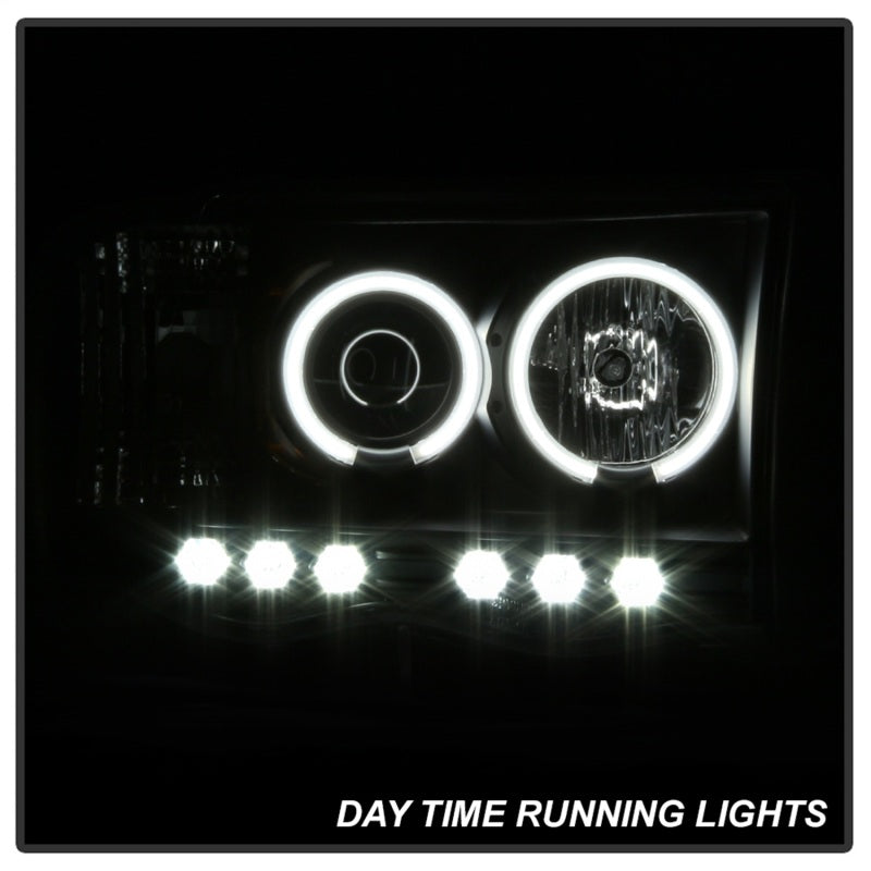 SPYDER 5009951 Spyder Dodge RAM 1500 02-05 03-05 Projector Headlights CCFL Halo LED Blk PRO-YD-DR02-CCFL-BK