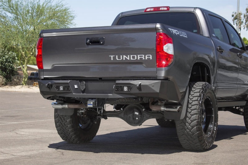 Addictive Desert Designs R741231280103 2014+ Toyota Tundra Stealth Fighter Rear Bumper w/ Backup Sensor Cutouts
