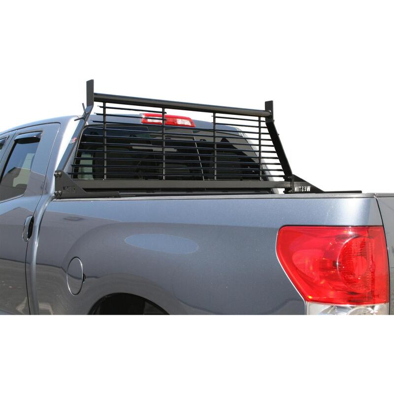 Westin 57-8025 1999-2018 Chevrolet/Ford/GMC/Toyota Silverado/Sierra 1500/2500/3500 HD Headache Rack - Black