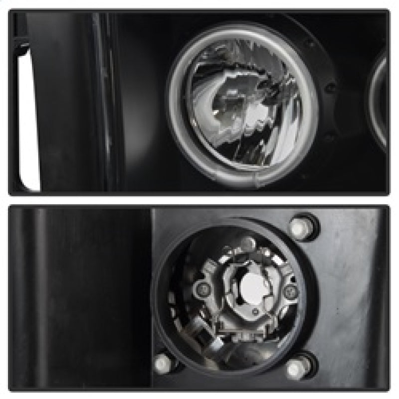 SPYDER 5009951 Spyder Dodge RAM 1500 02-05 03-05 Projector Headlights CCFL Halo LED Blk PRO-YD-DR02-CCFL-BK