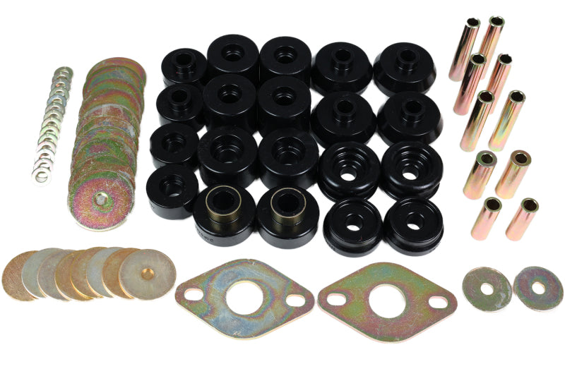 Energy Suspension 8.4111G 96-99 Toyota 4Runner 2WD/4WD Black Body Mount Bushing Set