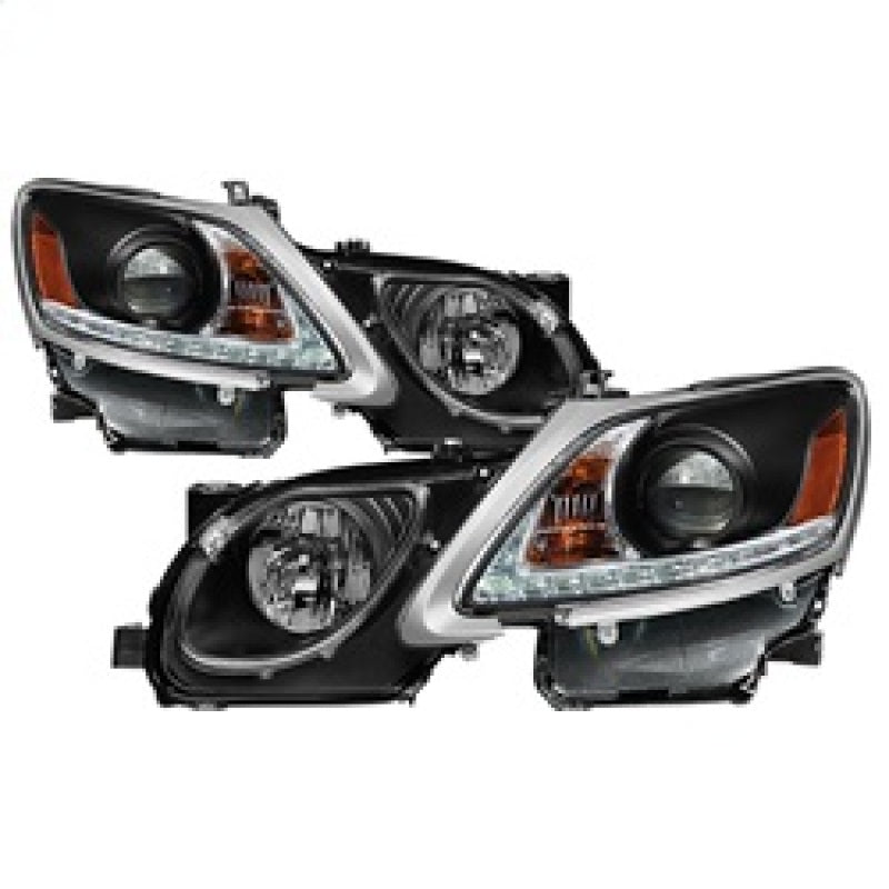 SPYDER 5082800 Spyder Lexus GS 300 / 350 / 450 06-11 Headlights - HID Model Only - Black PRO-YD-LG06-HID-DRL-BK
