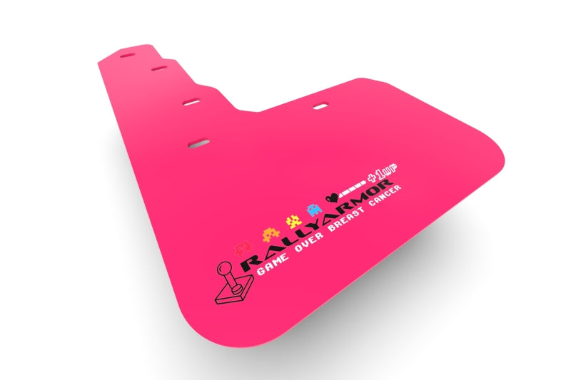Rally Armor MF76-BCE22-PK/BLK 2022 Subaru Outback Wilderness (Does Not Fit Regular Outback) Pink Mud Flap BCE Logo