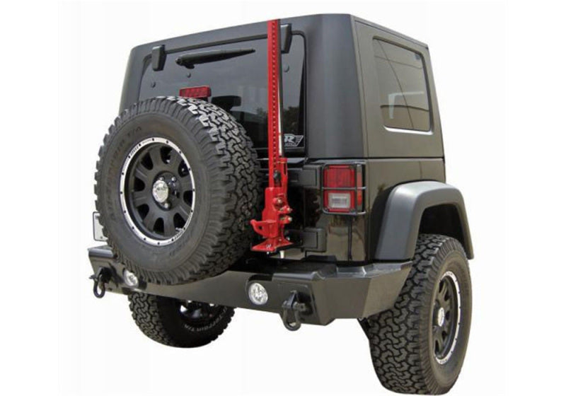 Rampage 88605 2007-2018 Jeep Wrangler(JK) Recovery Bumper Rear - Black