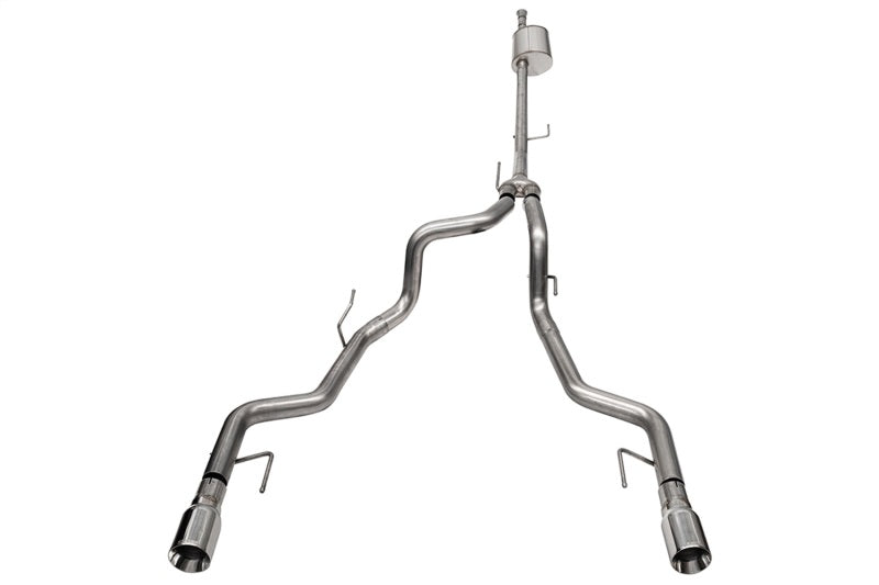 CORSA Performance 21184 Corsa 2022-2024 2023 Ford F-150 SuperCrew/5.5ft Bed 5.0L V8 Sport Cat-Back Dual Rear Exit-Polished