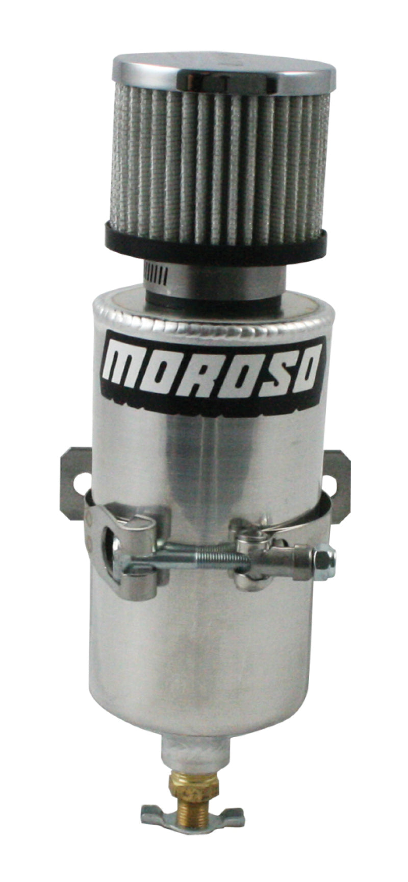 Moroso 85470 Breather Tank/Catch Can - 3/8in NPT Female Fitting - Aluminum
