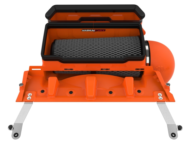 aFe 54-13072KN 21-23 RAM 1500 TRX V8-6.2L SC Magnum FORCE Stage2 Orange Edition Cold Air Intake System w/Pro 5R