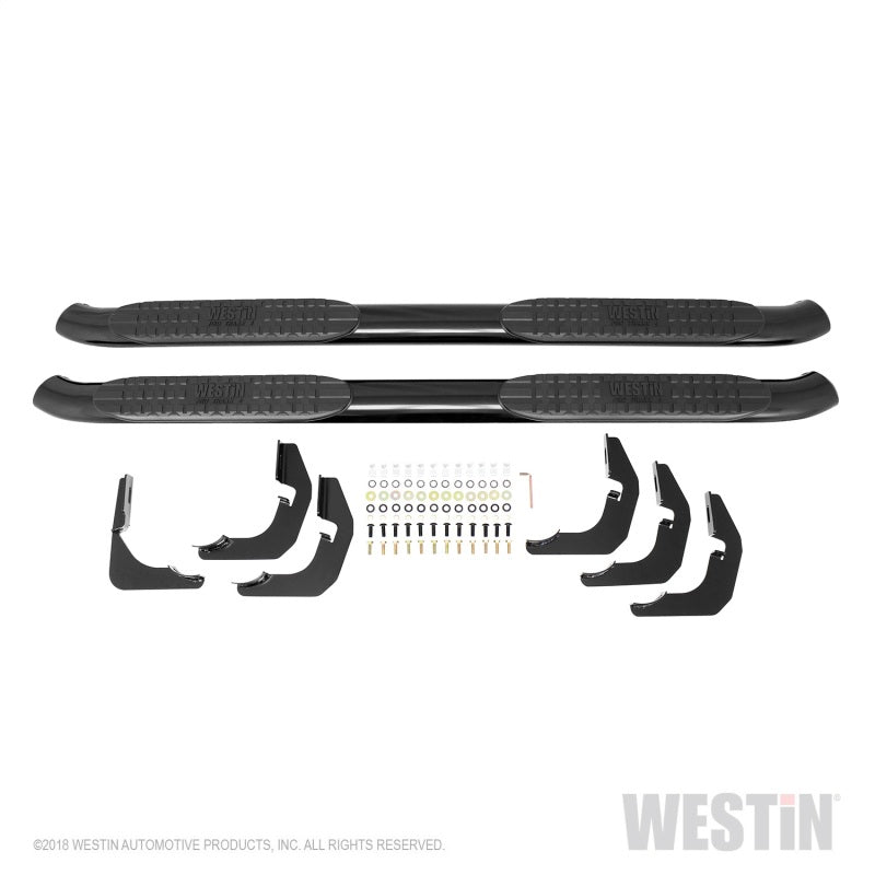 Westin 21-24085 2019 RAM 1500 Crew Cab (Excl. 1500 Classic) PRO TRAXX 4 Oval Nerf Step Bars - SS