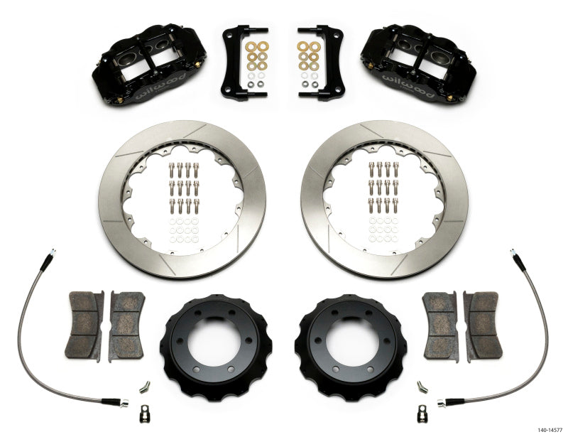 Wilwood 140-14577 Narrow Superlite 6R Front Kit 12.88in Slotted Rotor w/ Lines 05-15 Toyota Tacoma