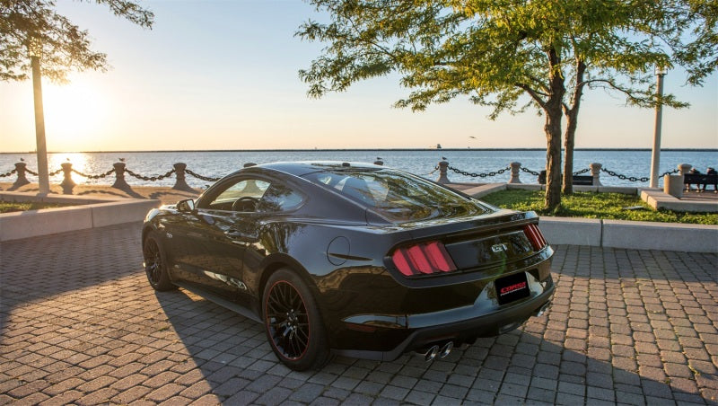 CORSA Performance 14337 Corsa 2015-2017 Ford Mustang GT 5.0 3in Cat Back Exhaust Polish Quad Tips (Sport)