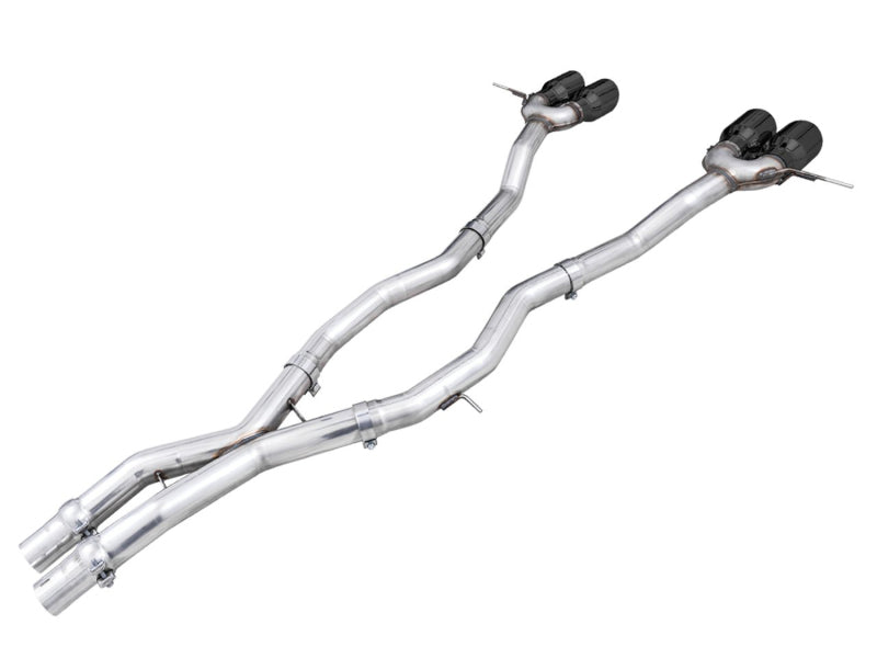 AWE Tuning 3020-42482 AWE Track Edition Catback Exhaust for BMW G8X M3/M4 - Diamond Black Tips