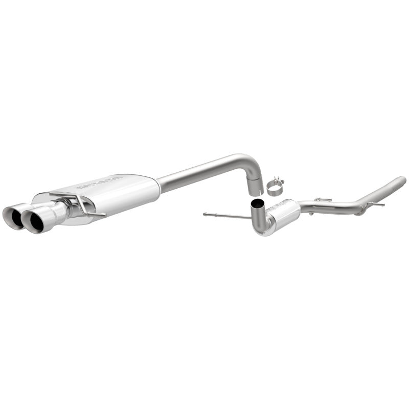Magnaflow 15486 MagnaFlow Performance Cat-Back Exhaust System Dual Straight Drive Side Rear Exit 11-14 VW Jetta 2.0L