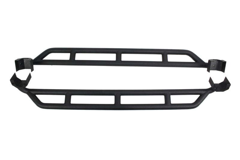 Fishbone Offroad FB23009 07-18 Jeep JK 4 Door Wrangler JK Steel Rock Sliders - Blk Textured Powdercoat