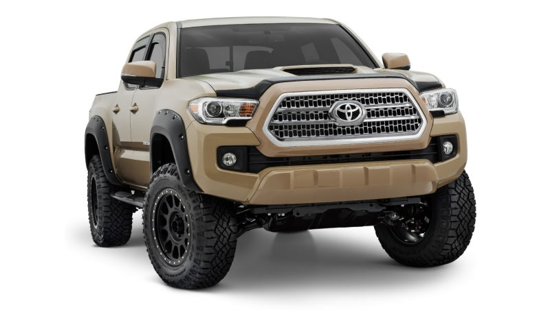 Bushwacker 30922-02 16-18 Toyota Tacoma Pocket Style Flares 4pc 60.5/73.7in Bed - Black