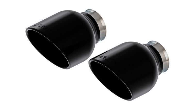 Borla 60729BC 15-24 Dodge Charger V8 / 2023 Chrysler 300C T-304 SS Tips 5in Outlet - Black Chrome