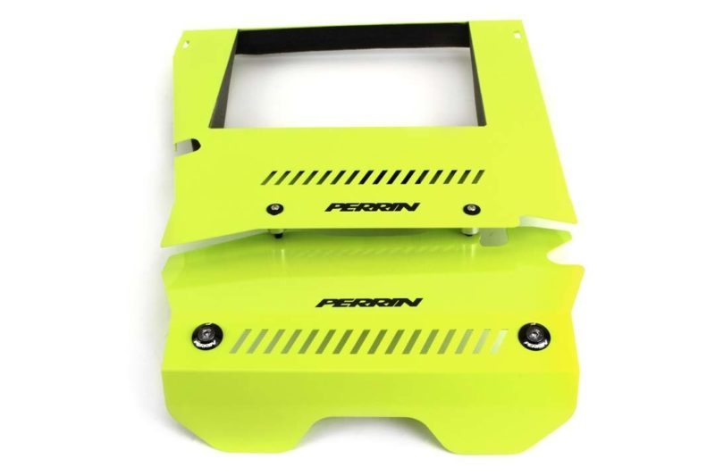 Perrin Performance PSP-ENG-165NY PERRIN 15-21 Subaru WRX Engine Cover Kit (Intercooler & Pulley Covers Incl.) - Neon Yellow