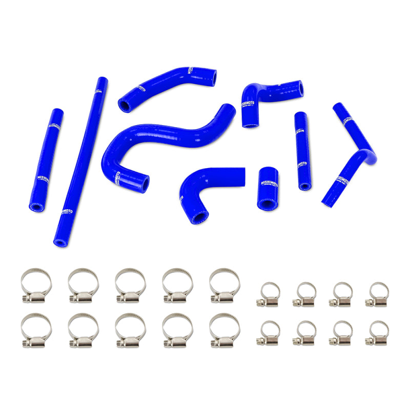 Mishimoto MMHOSE-4RUN34-96HHRBL 96-02 Toyota 4Runner 3.4L (w/ Rear Heater) Silicone Heater Hose Kit - Blue