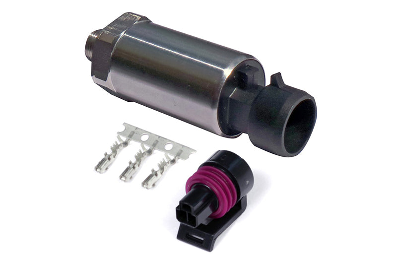 Haltech HT-010138 5 Bar Motorsport Stainless Steel Diaphragm MAP Sensor 1/8 NPT w/Plug & Pins