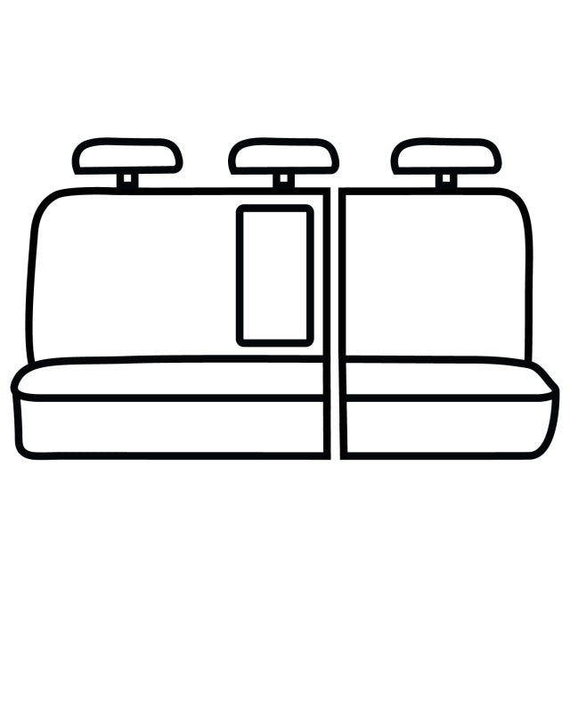 Covercraft GTC4139CAGY 19-24 Chevrolet Silverado Carhartt PrecisionFit Custom Second Row Seat Covers - Gravel