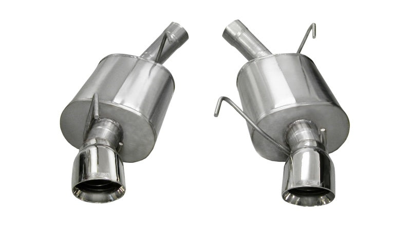 CORSA Performance 14311 Corsa 2005-2010 Ford Mustang Shelby GT500 5.4L V8 Polished Sport Axle-Back Exhaust