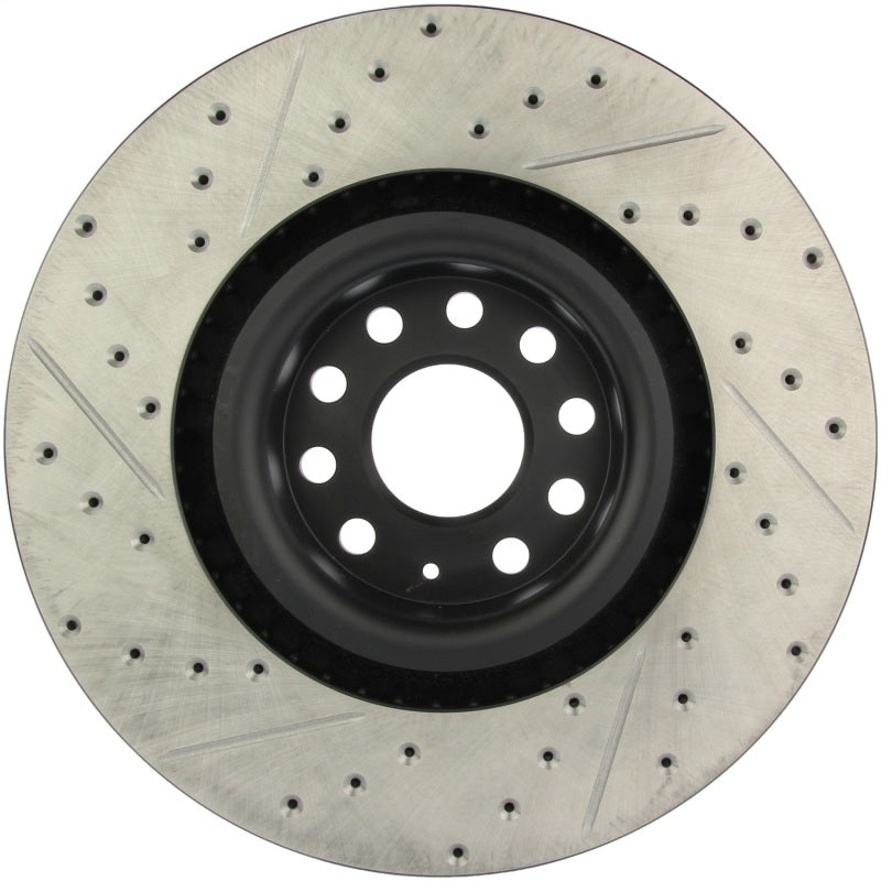 Stoptech 127.33112L StopTech 09 VW Passat CC / 06-09 Passat Slotted & Drilled Left Front Rotor