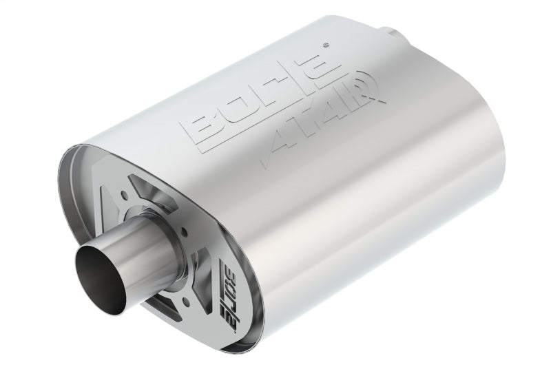Borla 400856 CrateMuffler Ford 5.0L Coyote ATAK 2.5in Offset/Center 12in x 6in x 10.34in Muffler