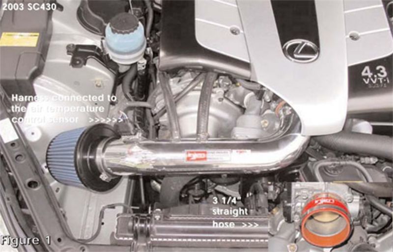 Injen IS2095BLK 01-03 Lexus GS430/LS430/SC430 V8 4.3L Black IS Short RAM Cold Air Intake