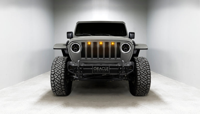 ORACLE Lighting 5769J-001 Oracle Jeep Wrangler JL/Gladiator JT 7in. High Powered LED Headlights (Pair) - White SEE WARRANTY