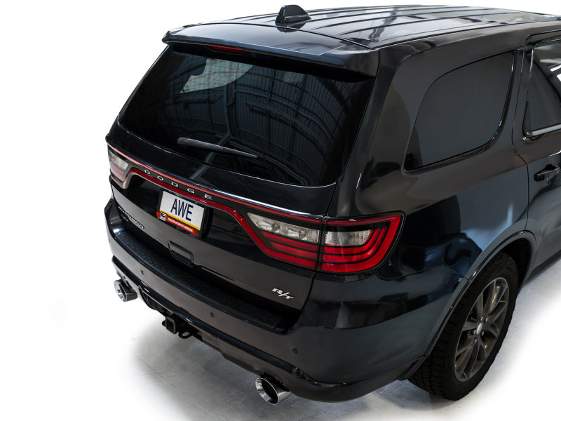 AWE Tuning 3020-32575 11-24 Dodge Durango 5.7L Track Edition Exhaust w/ Chrome Silver Tips