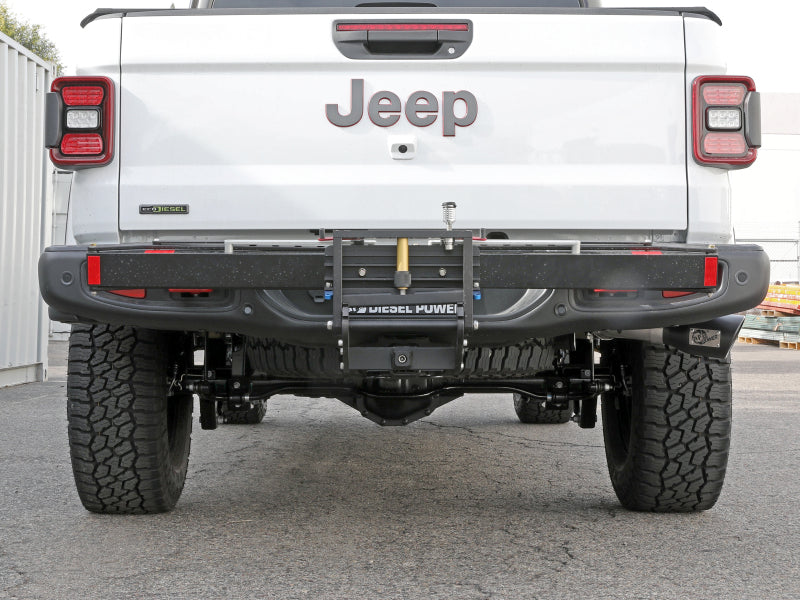 aFe 49-38093-B 2021+ Jeep Gladiator V6-3.0L (td) Vulcan Series 3in 304 SS DPF-Back Exhaust System - Black Tip