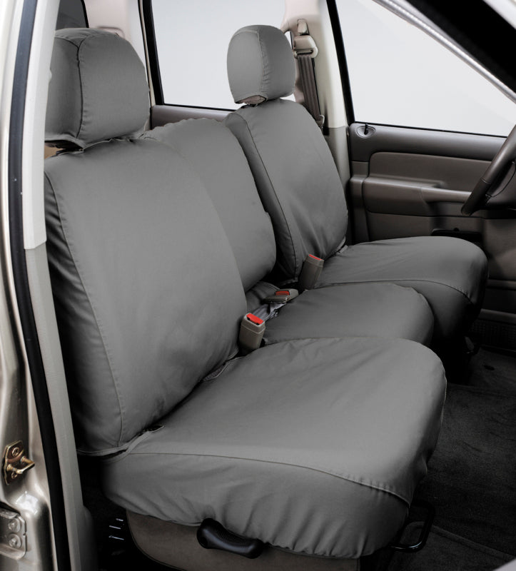 Covercraft SS3435PCGY 13-16 Dodge RAM Polycotton SeatSaver Custom Front Row Seat Covers - Grey