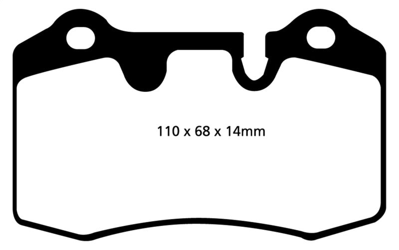 EBC DP41909R 04-12 Aston Martin DB9 5.9 Yellowstuff Rear Brake Pads