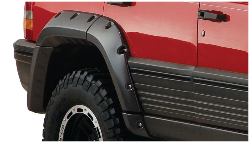 Bushwacker 10916-07 93-98 Jeep Grand Cherokee Cutout Style Flares 4pc - Black