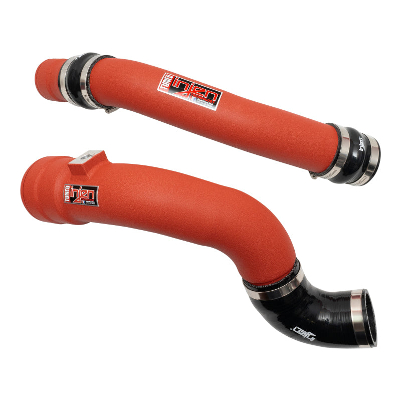Injen SES9004ICPWR 17-22 Ford F250/F/350/F-450/F-550 V8-6.7L Turbo Diesel Wrinkle Red Intercooler Piping Kit