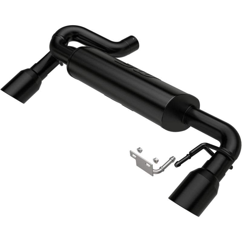 Magnaflow 19558 MagnaFlow 2021 Ford Bronco Street Series Axle-Back Exhaust w/ Dual Split Rear Style Exit- Black Tips