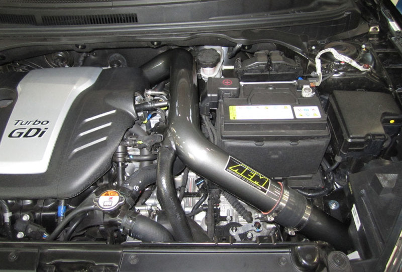 AEM Induction 21-724C 13 Hyundai Veloster Turbo 1.6L Gunmetal Gray Cold Air Intake