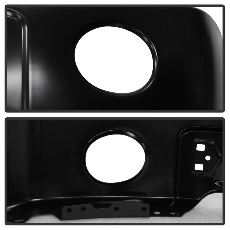 SPYDER 9948459 Spyder Ford F150 09-14 w/Fog Light Hole Front Bumper - Black (OEM # 9L3Z17757DPTM)