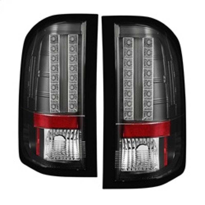 SPYDER 5001771 Spyder Chevy Silverado 07-13 LED Tail Lights Blk ALT-YD-CS07-LED-BK