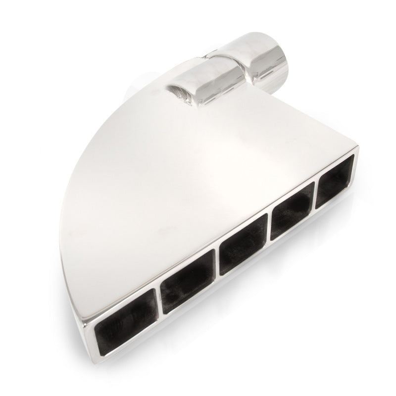 Stainless Works 801250-WG Boxxter Exhaust Tips 2 1/2in ID Inlet 1.5in x 8.5in 90 Degree