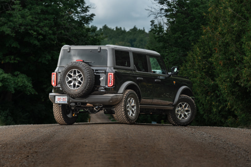 MBRP S5235BLK 2021+ Ford Bronco 2.3L/2.7L EcoBoost 3in Black Aluminized Catback Exhaust
