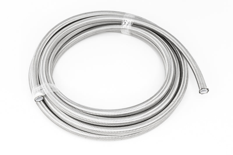 DeatschWerks 6-02-0861-20 6AN SS Double Braided PTFE Hose 20 Feet