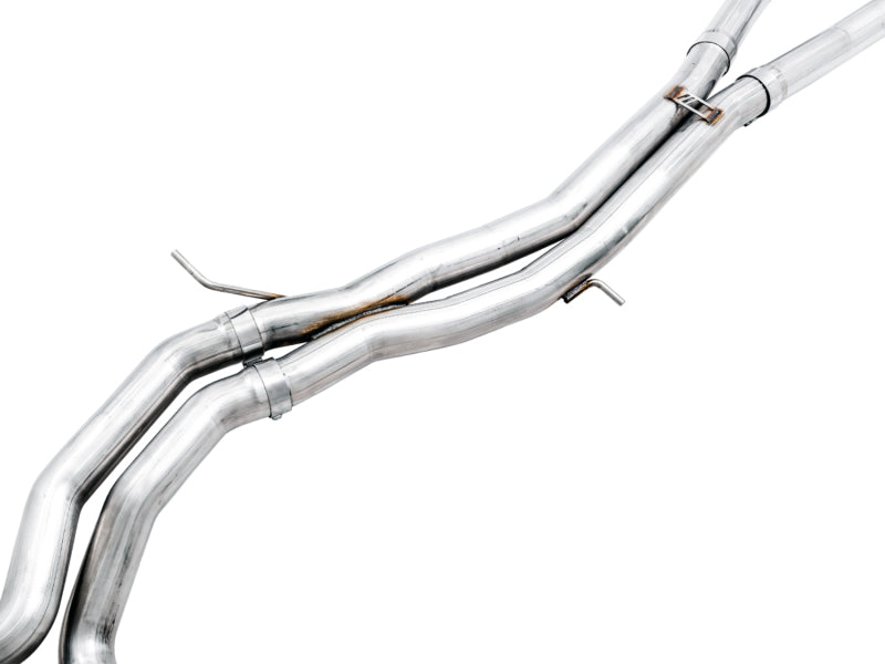 AWE Tuning 3015-33114 Audi B9 RS 5 Sportback Touring Edition Exhaust-Non Resonated- Diamond Black RS Style Tips
