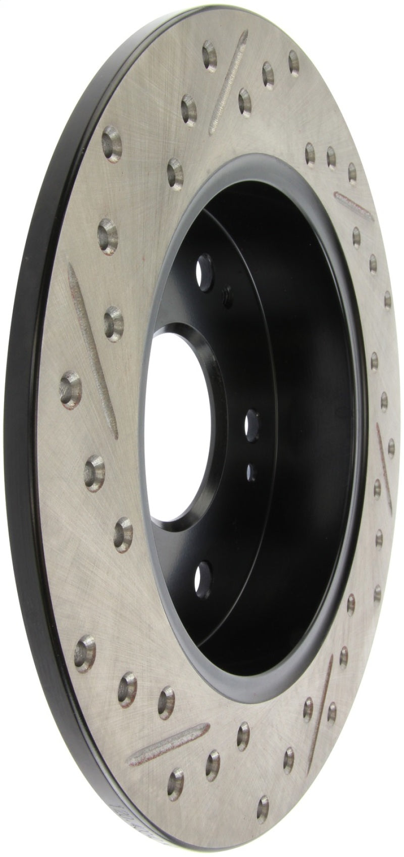 Stoptech 127.40040L StopTech 06-09 Honda Civic Ex/Si Slotted & Drilled Left Rear Rotor