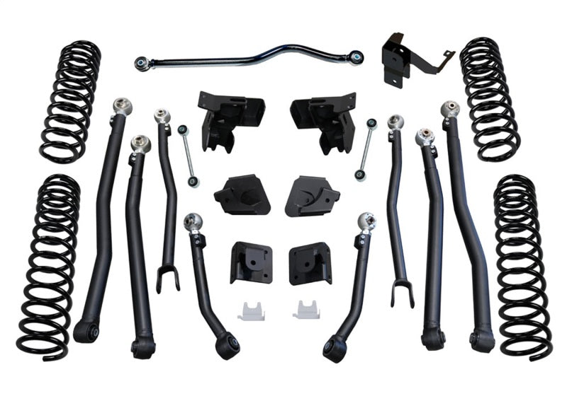 Superlift K201FX 07-18 Jeep Wrangler JK 4in Long Arm Kit - Fox RES Shocks