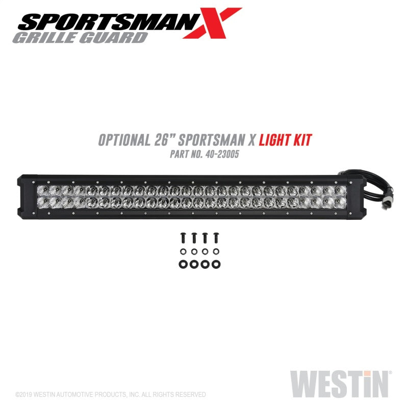 Westin 40-33975 19-21 RAM 1500 Sportsman X Grille Guard - Textured Black (Excluding Classic & Rebel)