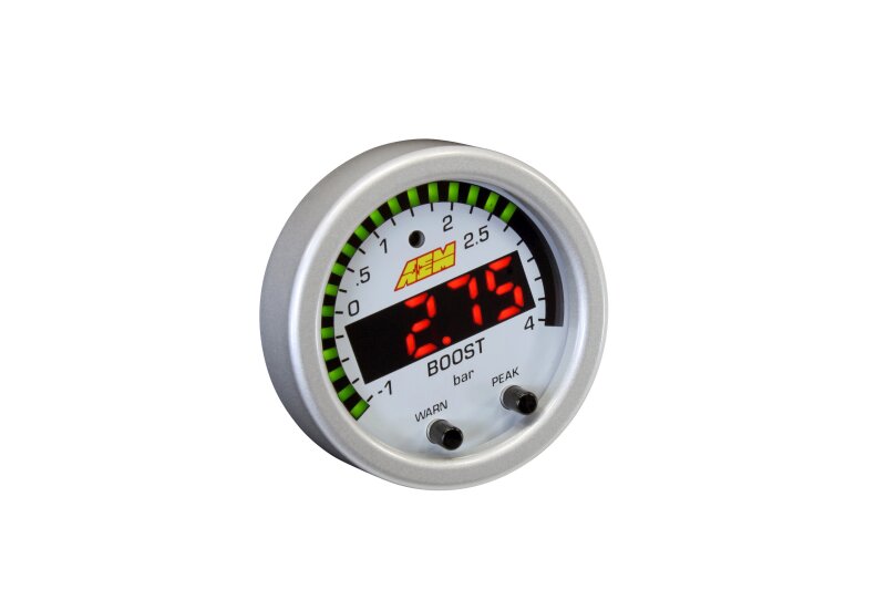 AEM 30-0308 X-Series Boost Pressure -30inHg 60psi Gauge Kit