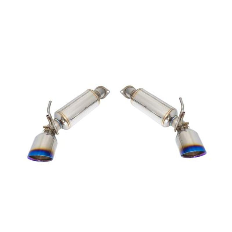 Remark RO-TT34-D 09-19 Nissan 370z Axle Back Exhaust w/Burnt Stainless Double Wall Tip